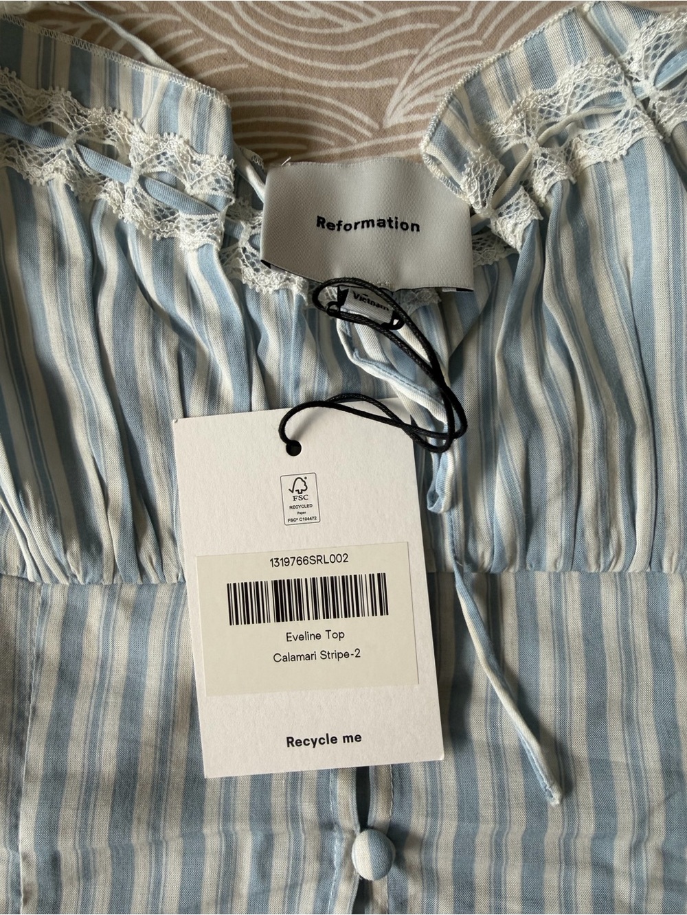 Reformation Eveline Top - Size 2 - NWT! - Picture 2 of 6